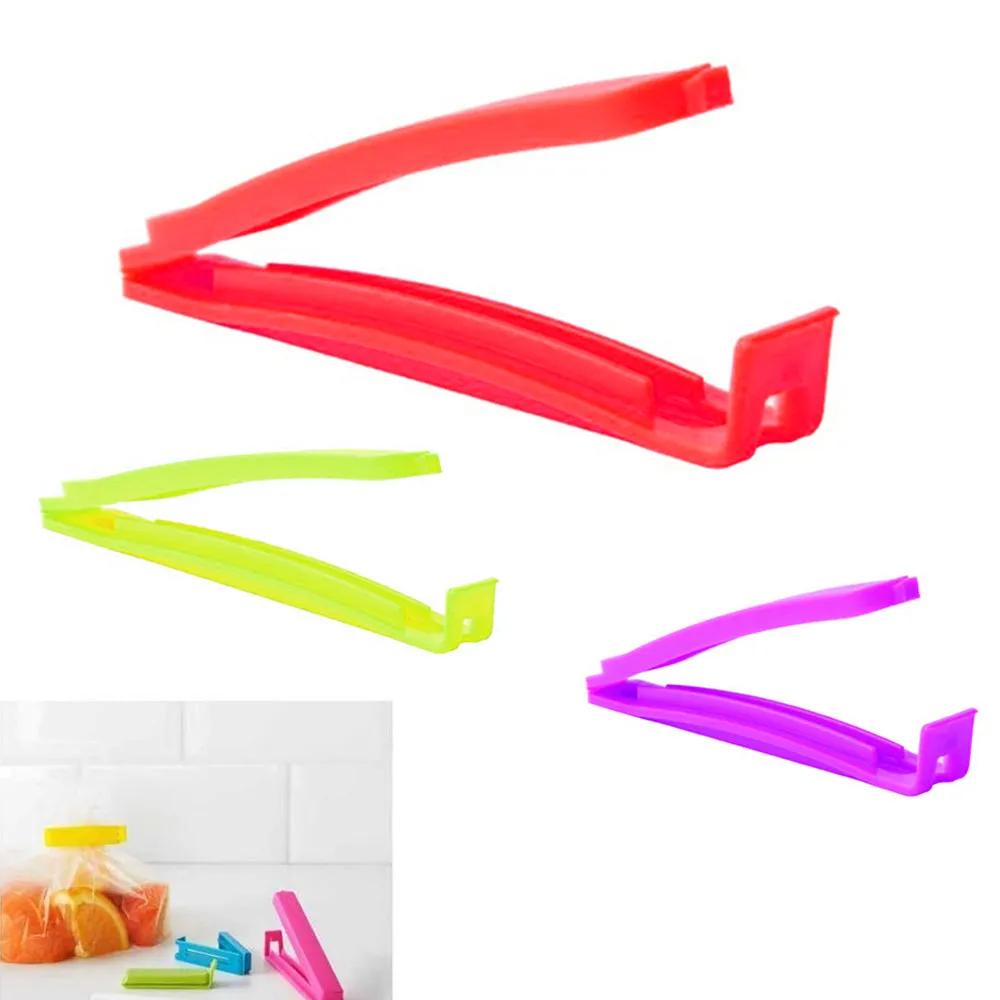 26Pc Plastic Sealing Bag Clips Food Snack Kitchen Storage Organize Assorted Set
