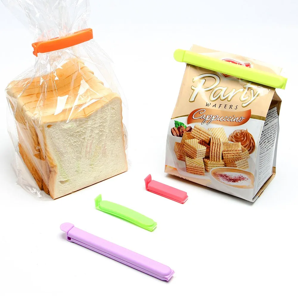 26Pc Plastic Sealing Bag Clips Food Snack Kitchen Storage Organize Assorted Set