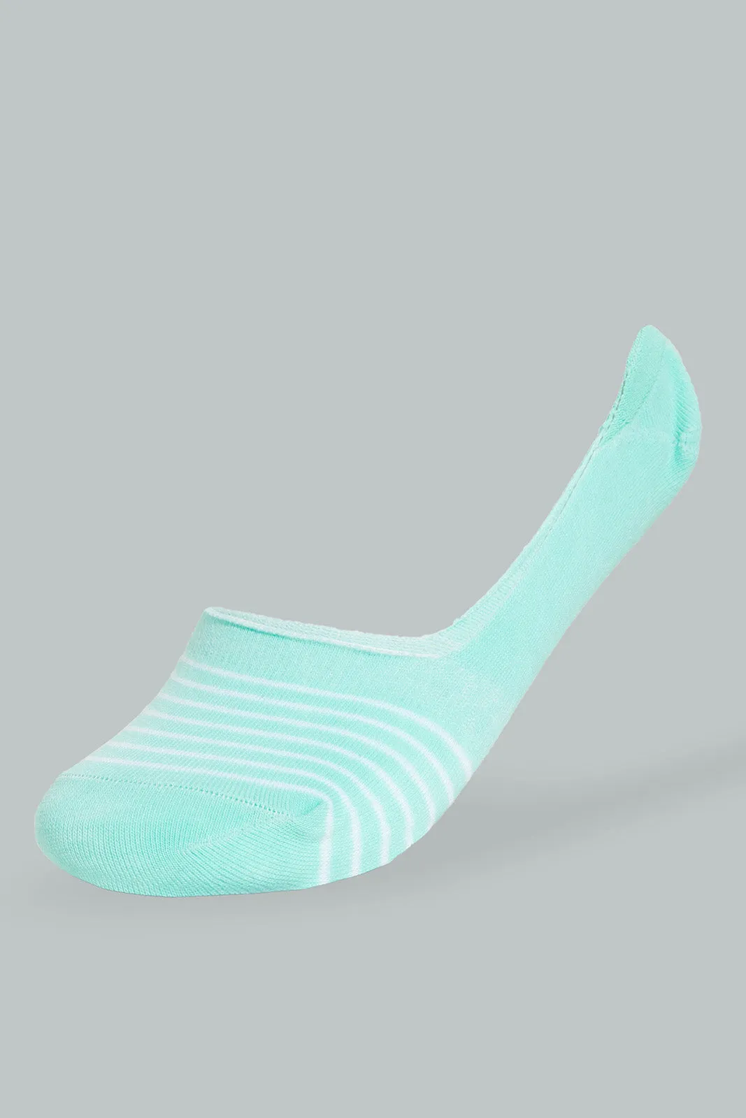 Assorted Striped Invisible Socks (Pack of 3)