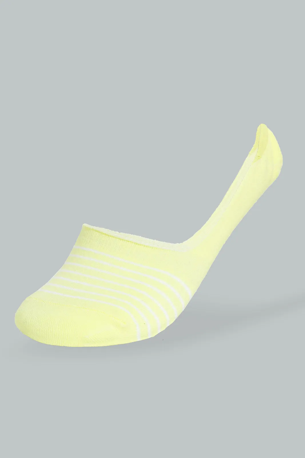 Assorted Striped Invisible Socks (Pack of 3)