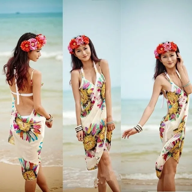 Beach Tunic Floral Cover Up