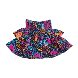 Blue Miami Leopard Rara Skirt