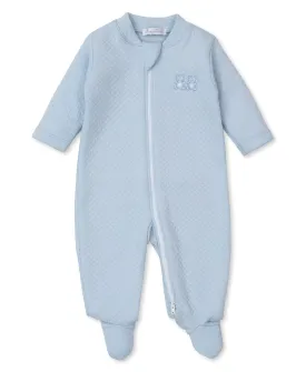 Boys Jacquard Babygrow with Zip - Baby Bear Cub
