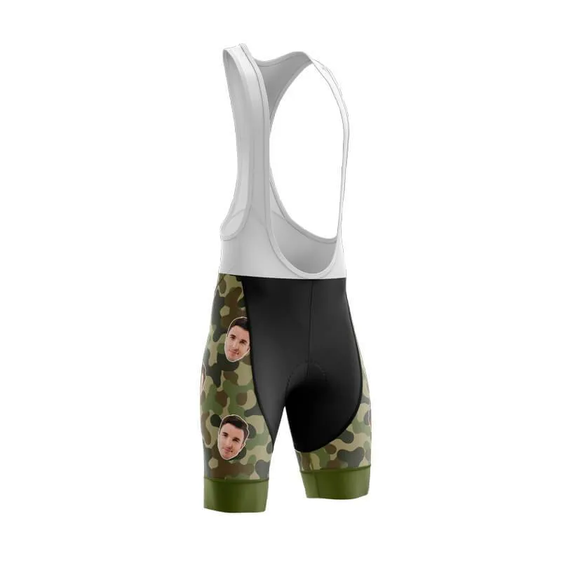 Camo Custom Face Bib & Shorts