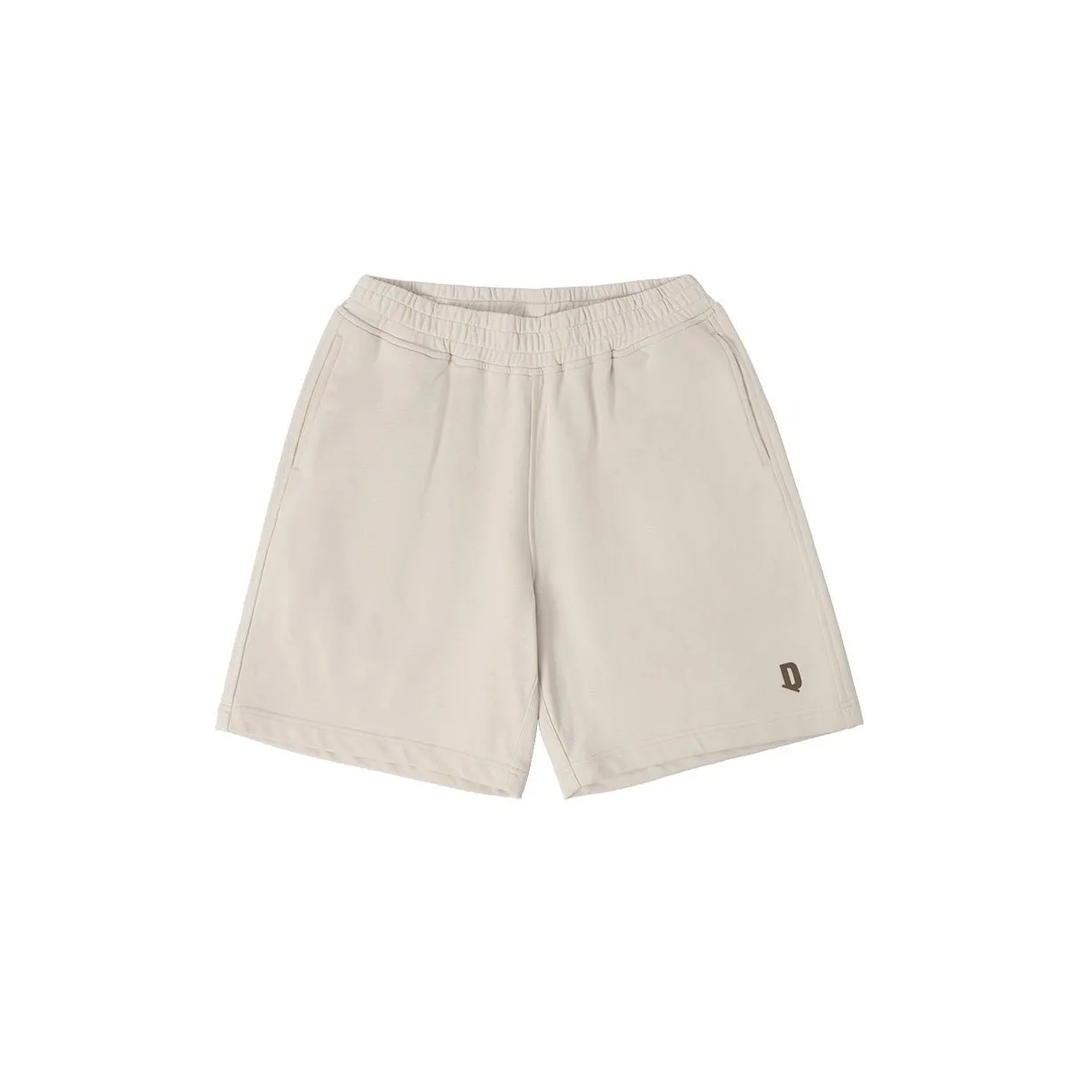 Chase Heavyweight Loose-fit Beige Track Shorts