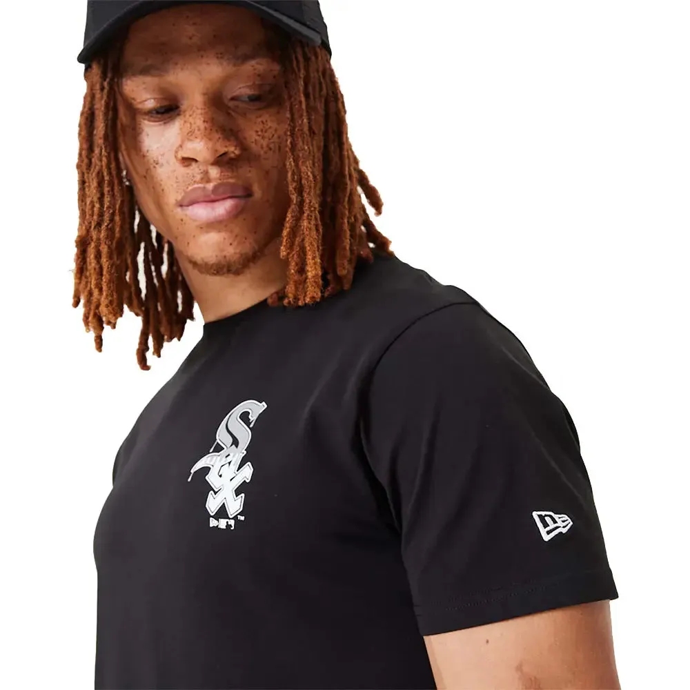 Chicago White Sox Mlb Drip Logo Black T-Shirt
