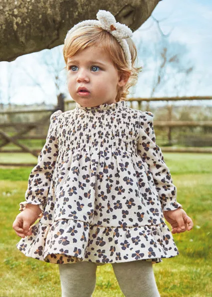 Chickpea Girl's Printed Smocked Dress - Select Size