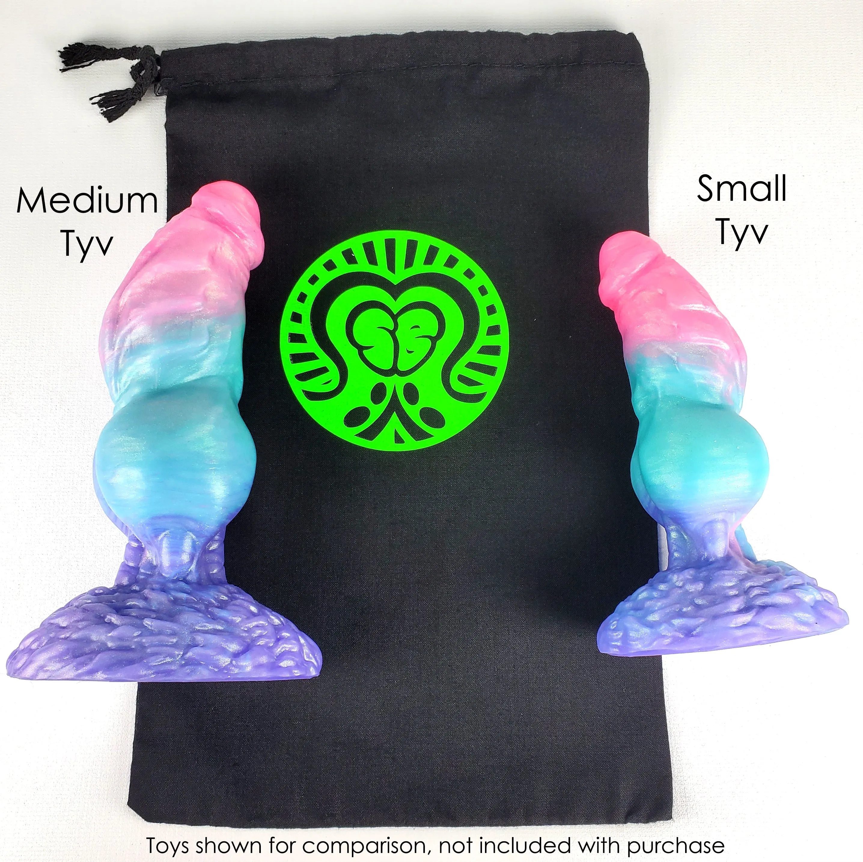 Cotton Toy Bags - Shiny Tendril Logo