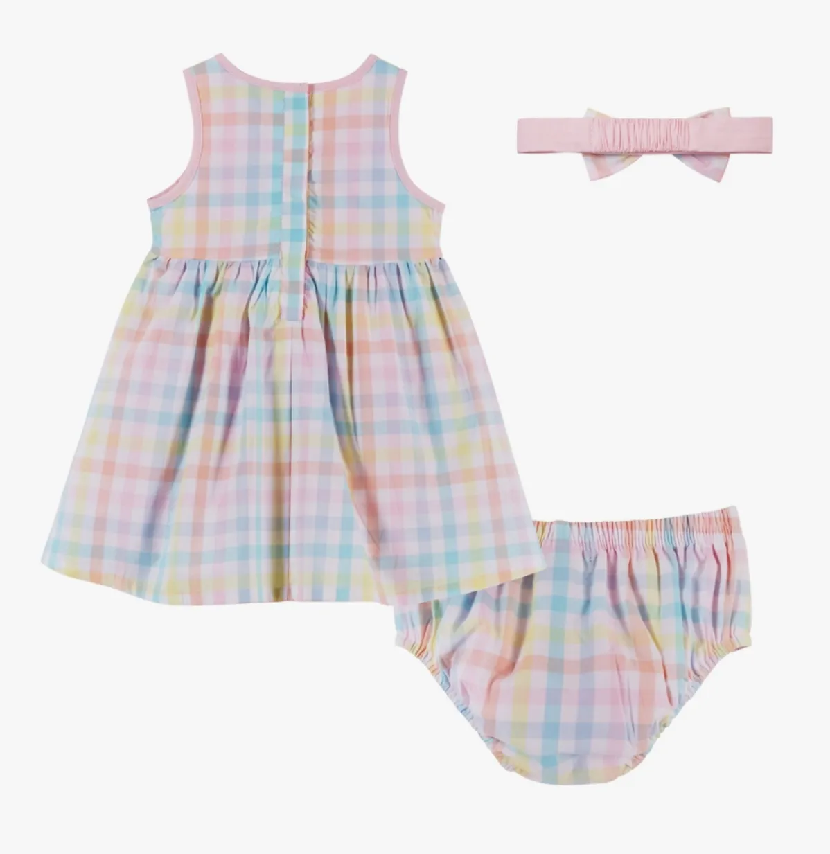 Easter Plaid Dress Set