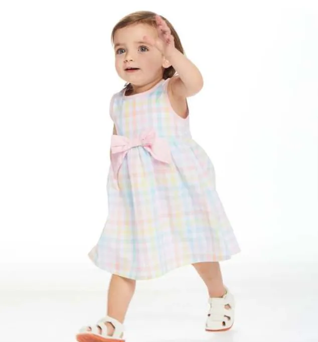 Easter Plaid Dress Set