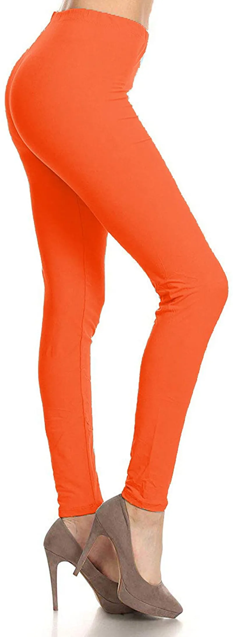 Leggings Depot Cotton Women's Premium Quality Ultra Soft Solid Leggings
