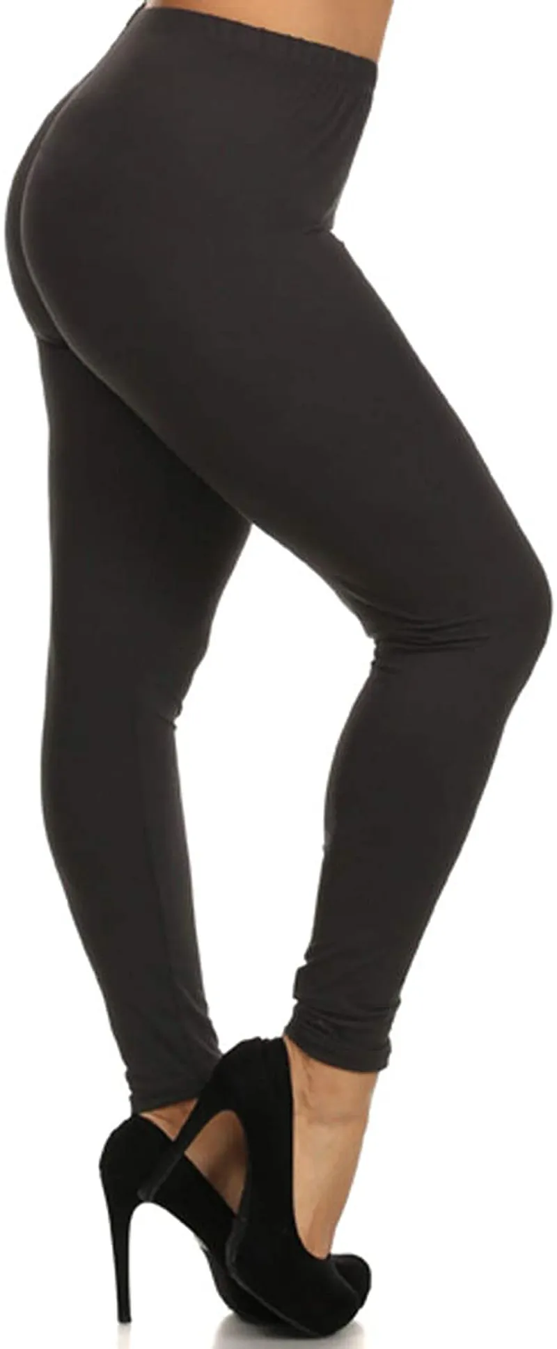 Leggings Depot Cotton Women's Premium Quality Ultra Soft Solid Leggings