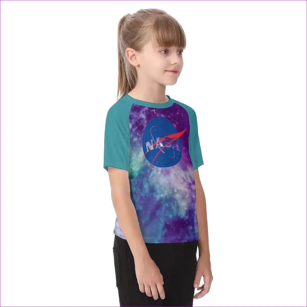 Nasa Kids Raglan Sleeve T-Shirt
