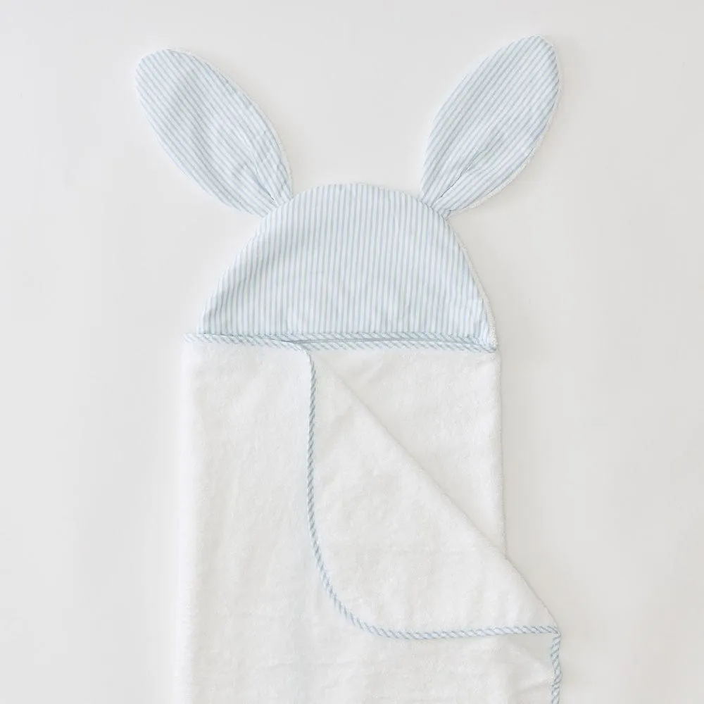 Percale Kids’ Bunny Hooded Towel