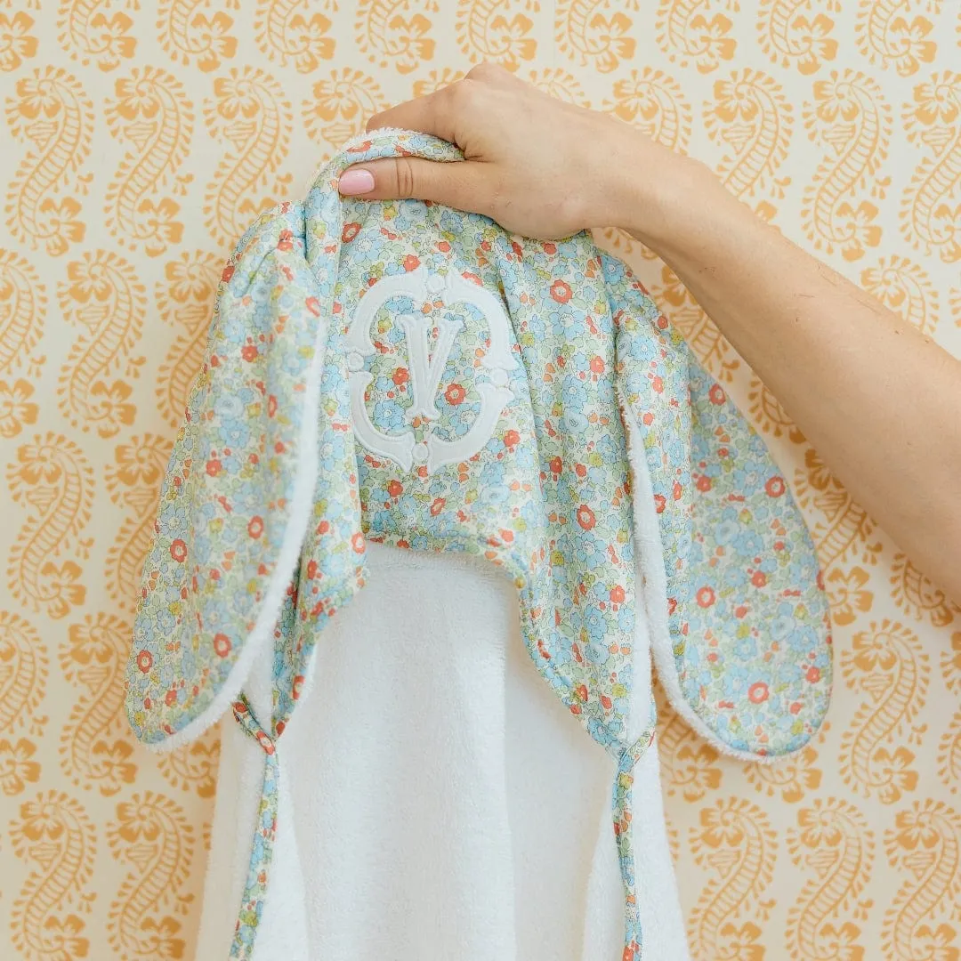 Percale Kids’ Bunny Hooded Towel