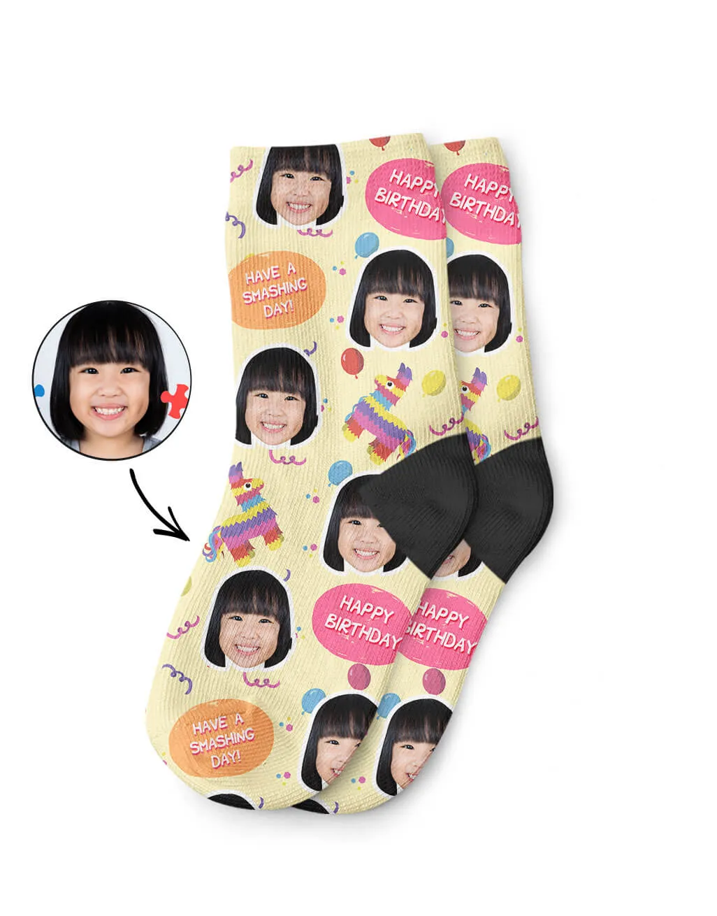 Pinata Birthday Kids Socks