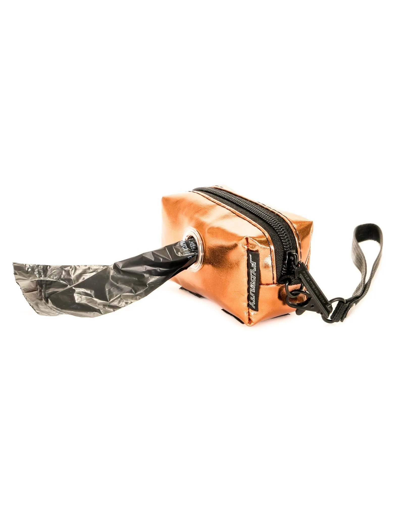 poopyCUTE | Cute Poop Bag Holder | METALLIC Bronze