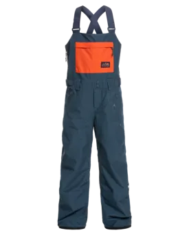 Quiksilver Mash Up Youth Snow Bib - Insignia Blue - 2023