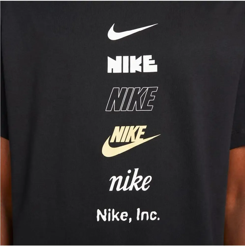 Sportswear Club  Multi Logo T-Shirt