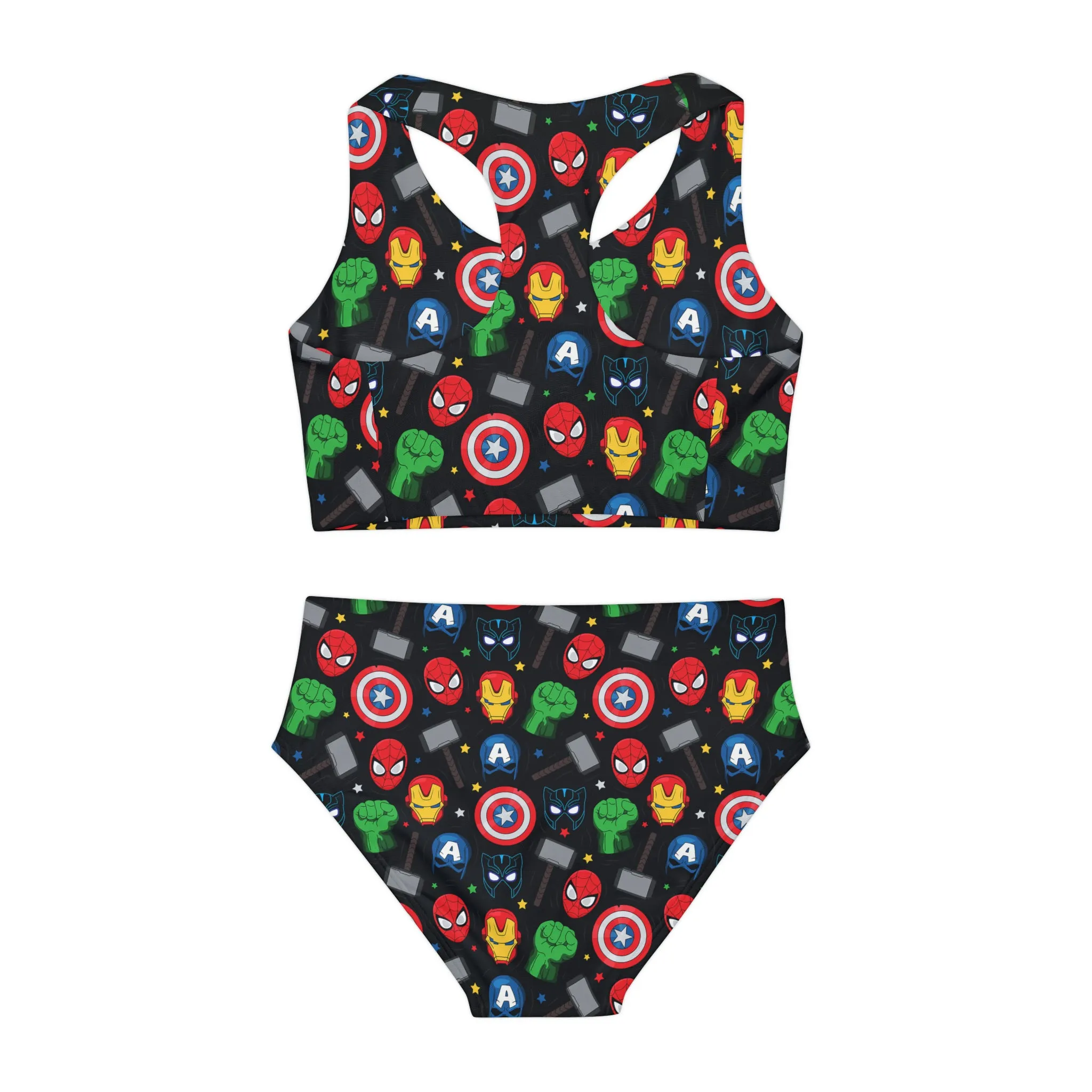 Super Heroes Girls Two Piece Swimsuit