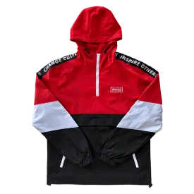 Wooji Identity Anorak Jacket Red/White/Black