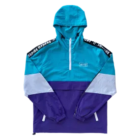 Wooji Identity Anorak Jacket Teal/White/Purple